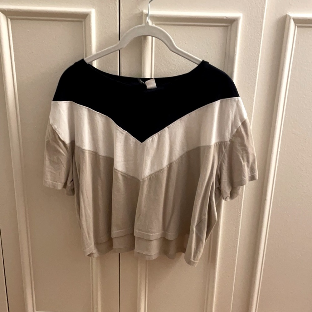Cropped. Poor Block H&M TShirt